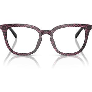 image:imageCOACH womens Hc6222u Universal Fit Square Prescription Eyewear FramesRuby Pearl Signature C