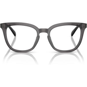 image:imageCOACH womens Hc6222u Universal Fit Square Prescription Eyewear FramesTransparent GreyDemo Lens