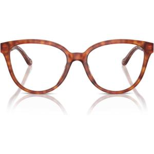 image:imageCOACH womens Hc6234u Universal Fit Square Prescription Eyewear FramesCaramel Tortoise
