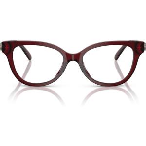 image:imageCoach Womens Hc6247u Universal Fit Square Prescription Eyewear FramesMilky BurgundyDemo Lens