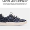 image:imageCoach Womens Lowline Printed LeatherBlue Denim