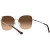 image:imageCOACH HC7133 Sunglasses Shiny Light GoldDark Brown Gradient 57 mm