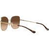 image:imageCOACH HC7133 Sunglasses Shiny Light GoldDark Brown Gradient 57 mm
