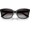 image:imageCOACH Womens HC8453U Universal Fit Square Sunglasses BlackGrey Gradient 56 mm