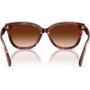 image:imageCOACH Womens HC8453U Universal Fit Square Sunglasses Walnut TortoiseBrown Gradient 56 mm