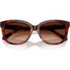 image:imageCOACH Womens HC8453U Universal Fit Square Sunglasses Walnut TortoiseBrown Gradient 56 mm