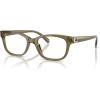 image:imageCOACH Womens Hc6257f Low Bridge Fit Square Prescription Eyewear FramesMilky Moss  Demo Lens