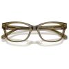 image:imageCOACH Womens Hc6257f Low Bridge Fit Square Prescription Eyewear FramesMilky Moss  Demo Lens