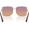 image:imageCOACH womens Hc 7174d Square SunglassesCw429 Shiny Rose Gold Sunset P