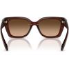 image:imageCOACH womens Hc 8408f Square SunglassesCw202 Milky Hazelnut Brown Gra