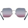 image:imageCOACH womens Hc7150d Square SunglassesShiny SilverBlue Purple Pink Gradient