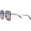 image:imageCOACH womens Hc7150d Square SunglassesShiny SilverBlue Purple Pink Gradient