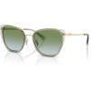 image:imageCOACH womens Hc7187 Square SunglassesLight GoldSageGreen Blue Gradient