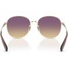 image:imageCOACH womens Hc7189 Round SunglassesShiny Light GoldIris Yellow Gradient