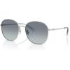 image:imageCOACH womens Hc7189 Round SunglassesShiny SilverOcean Gradient