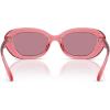 image:imageCOACH womens Hc8448u Universal FitTransparent PinkPink Mirrored