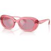 image:imageCOACH womens Hc8448u Universal FitTransparent PinkPink Mirrored