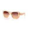 image:imageCOACH womens Hc8450u Universal FitTransparent Peach Signature CBurgundy Peach Gradient