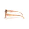image:imageCOACH womens Hc8450u Universal FitTransparent Peach Signature CBurgundy Peach Gradient
