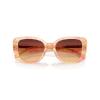 image:imageCOACH womens Hc8450u Universal FitTransparent Peach Signature CBurgundy Peach Gradient
