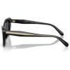 image:imageCOACH womens Hc8452u Universal Fit Cat Eye SunglassesBlackGrey Solid
