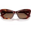 image:imageCOACH womens Hc8452u Universal Fit Cat Eye SunglassesWalnut TortoiseBrown Solid