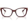 image:imageCOACH womens Hc6261bu Universal Fit Square Prescription Eyewear FramesMilky Burgundy  Demo Lens