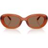 image:imageCOACH womens Hc8448u Universal FitMilky AmberWine Solid