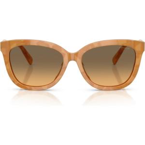 image:imageCOACH Womens HC8453U Universal Fit Square Sunglasses Blonde TortoiseOlive Canary Gradient 56 mm