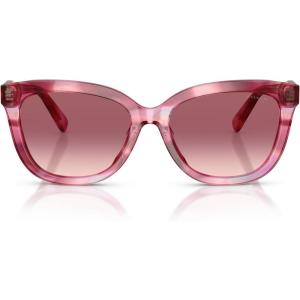 image:imageCOACH Womens HC8453U Universal Fit Square Sunglasses Purple Cosmo TortoisePurple Gradient 56 mm
