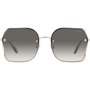 image:imageCOACH womens Hc7150d Square SunglassesShiny Light GoldBlack Grey Sand Gradient