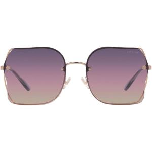 image:imageCOACH womens Hc7150d Square SunglassesShiny Rose GoldPurple Pink Peach Gradient