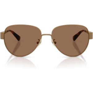 image:imageCOACH womens Hc7186 Aviator SunglassesBrassBrown Solid
