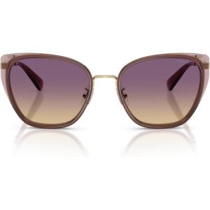 image:imageCOACH womens Hc7187 Square SunglassesLight GoldIrisIris Yellow Gradient