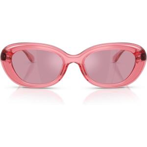 image:imageCOACH womens Hc8448u Universal FitTransparent PinkPink Mirrored