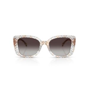 image:imageCOACH womens Hc8450u Universal FitTransparent Grey Signature CGrey Gradient