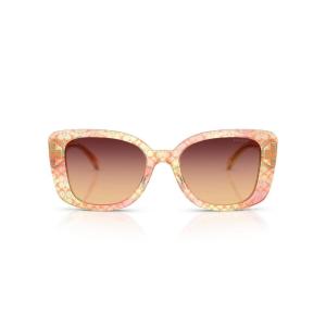 image:imageCOACH womens Hc8450u Universal FitTransparent Peach Signature CBurgundy Peach Gradient