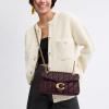 image:imageCOACH Womens Pebble Tabby Shoulder Bag  Quilted 26 with ChainB4Black Currant