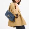 image:imageCOACH Womens Pebble Tabby Shoulder Bag  Quilted 26 with ChainLight Denim Suede