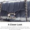 image:imageCOACH Womens Pebble Tabby Shoulder Bag  Quilted 26 with ChainMidnight Navy Multi