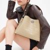 image:imageEmbossed Croc Willow Shoulder Bag
