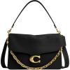 image:imageSoft Grain Leather Chain Tabby Shoulder Bag 35 with Chain