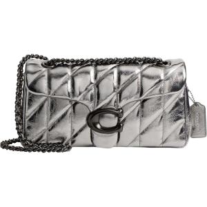 image:imageCOACH Womens Pebble Tabby Shoulder Bag  Quilted 26 with ChainAnthracite