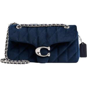 image:imageCOACH Womens Pebble Tabby Shoulder Bag  Quilted 26 with ChainBlue