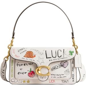 image:imageCOACH Womens Pebble Tabby Shoulder Bag  Quilted 26 with ChainChalk Multi