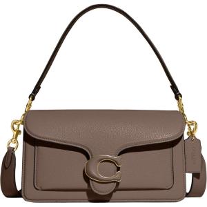 image:imageCOACH Womens Pebble Tabby Shoulder Bag  Quilted 26 with ChainDarkstone