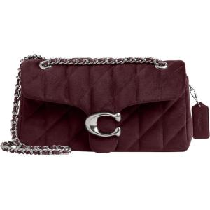image:imageCOACH Womens Pebble Tabby Shoulder Bag  Quilted 26 with ChainMerlot
