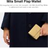 image:imageCOACH Womens Mila Small Flap WalletB4VANILLA
