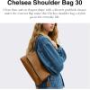image:imageCOACH Womens Natural Grain Leather Chelsea Shoulder BB4Muted Olive
