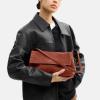 image:imageCOACH Womens Natural Grain Leather Chelsea Shoulder BClay Suede